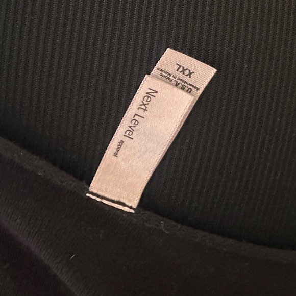 Off the shoulder black sweatshirt - Picture 4 of 6